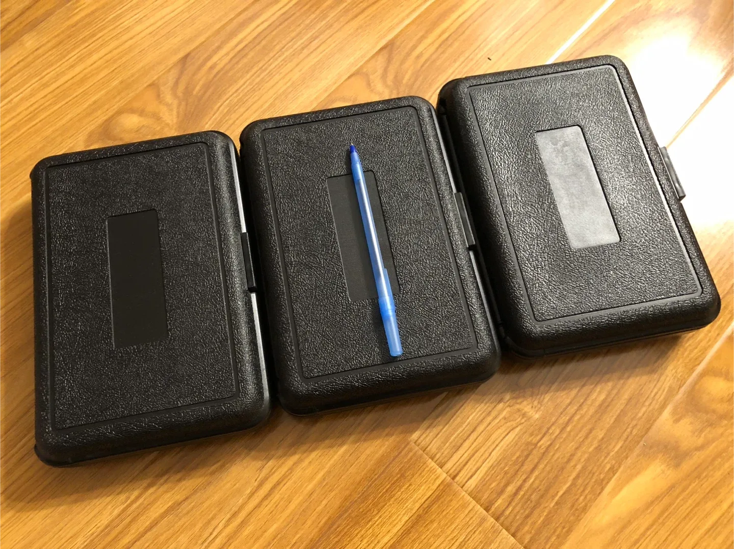 Sturdy Black Plastic Storage Cases (3) image indicator(5)