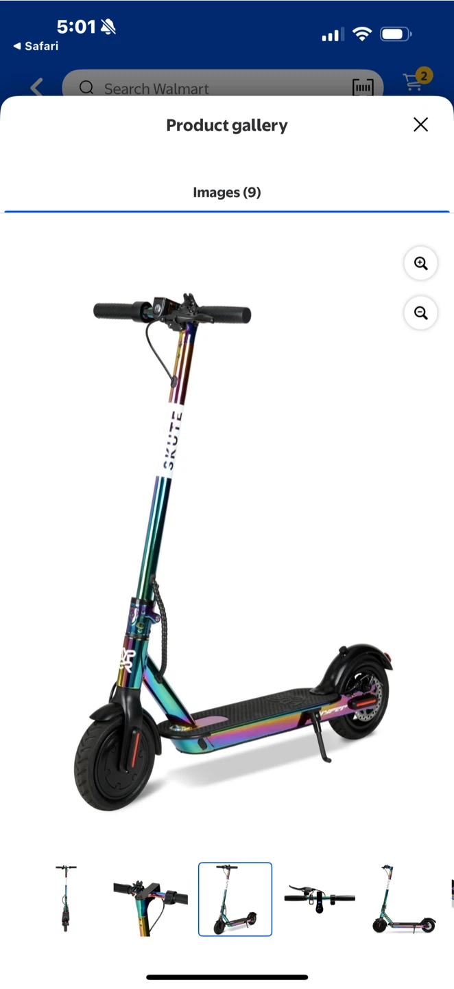 Selling Hyper 37V Skute Jet Fuel Electric Scooter - photo 2