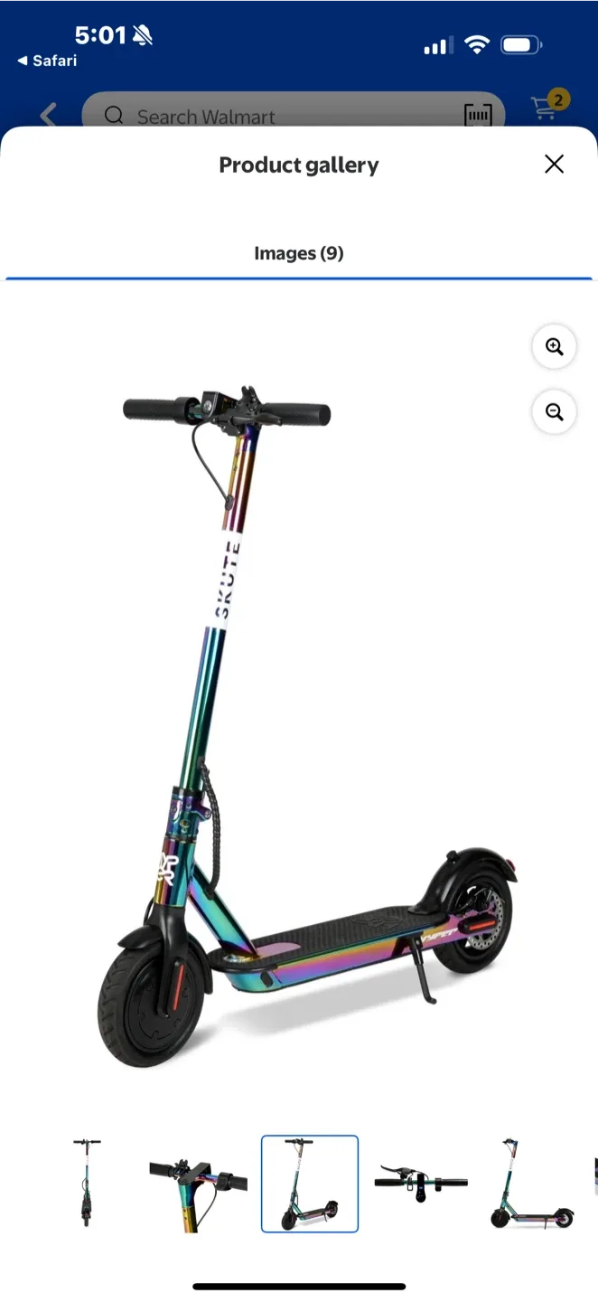 Selling Hyper 37V Skute Jet Fuel Electric Scooter image indicator(2)