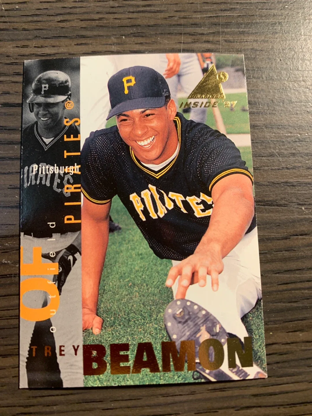 Trey Beamon 1997 Pinnacle Inside Baseball Card