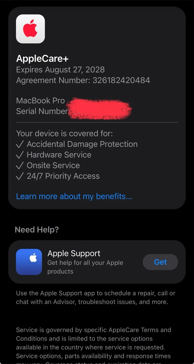 Open Box MacBook Pro M4 1TB 14 + 3 year Apple care image indicator(8)