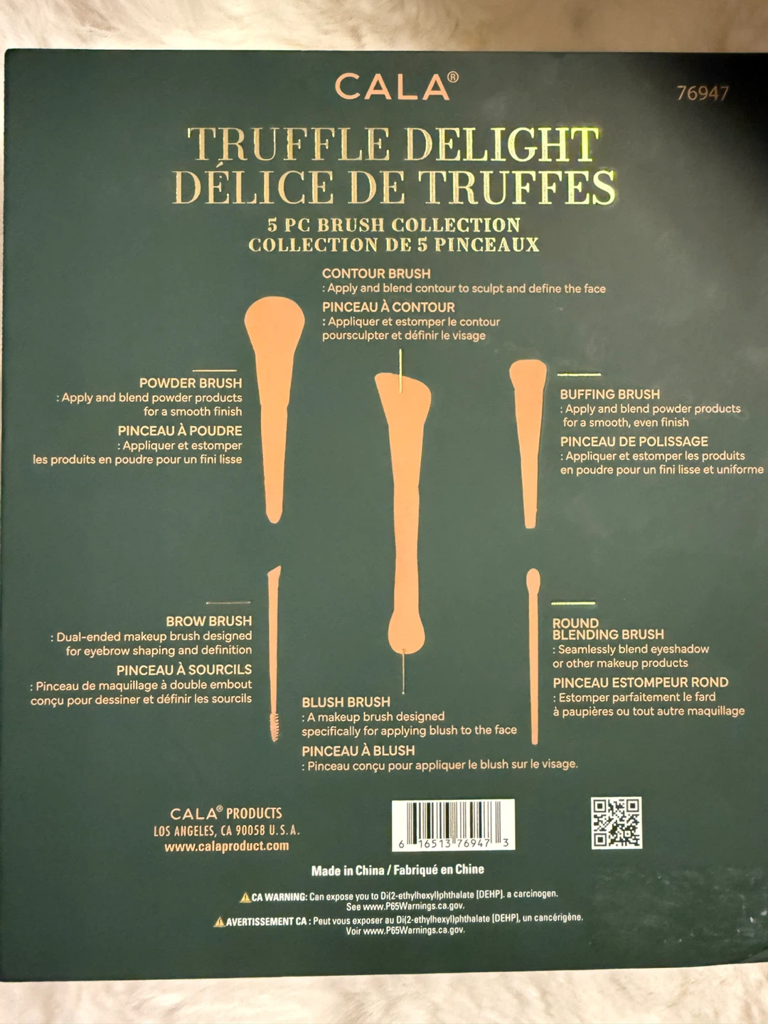 Cala Truffle Delight 5 PC Brush Collection - New - photo 3