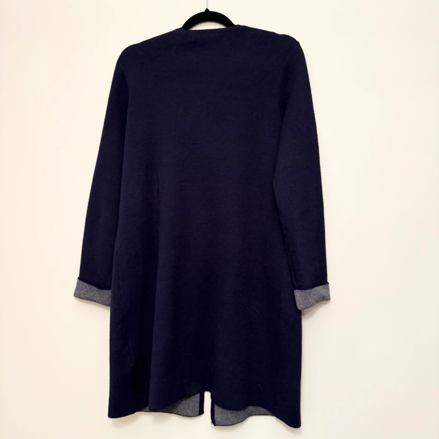 Catherine Malandrino Wool Blend Navy Cardigan - photo 5
