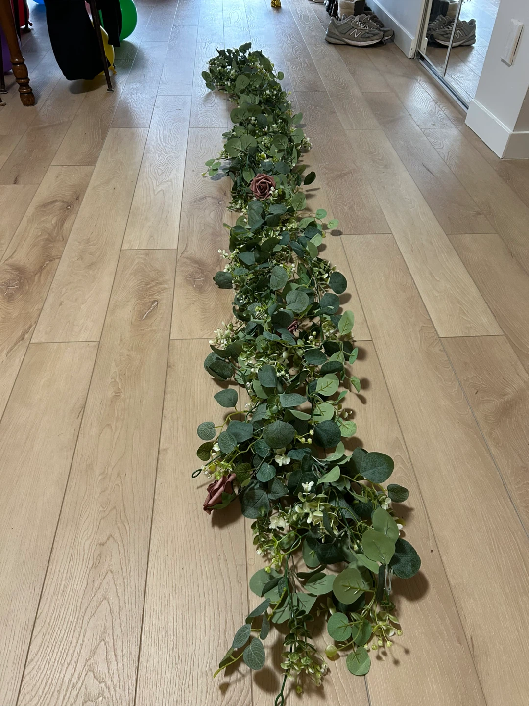 Artificial Roses & Eucalyptus Garlands