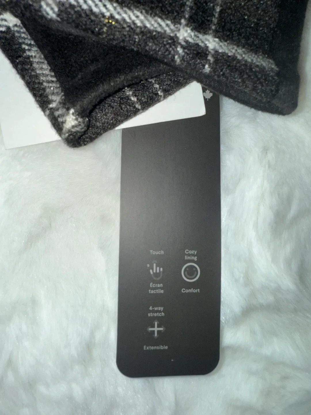 Hot Paws Plaid Touchscreen Gloves image indicator(2)