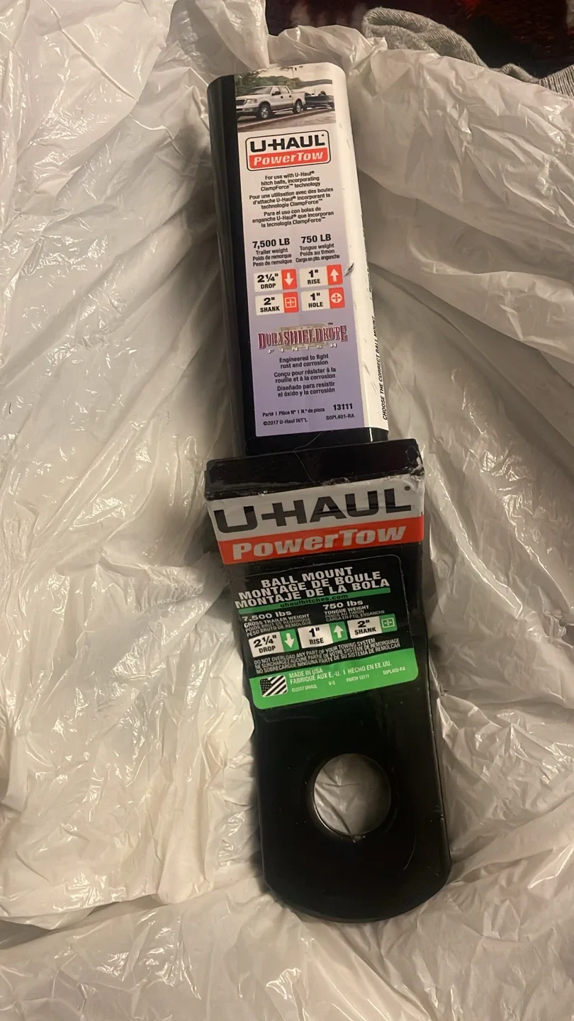 U-Haul PowerTow Ball Mount - 7500 lbs