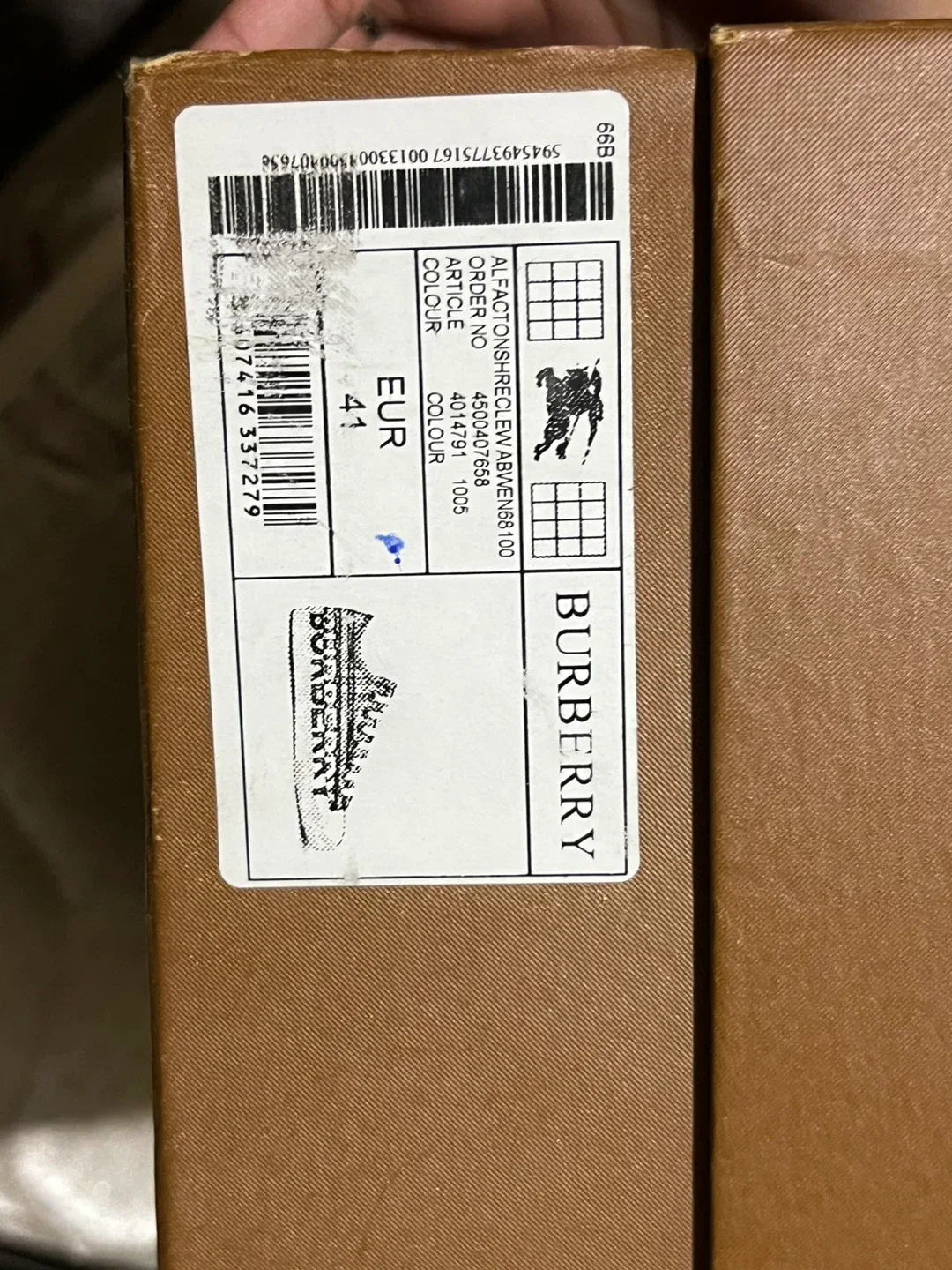 Burberry Black Sneakers EU 41 (US 8) image indicator(2)