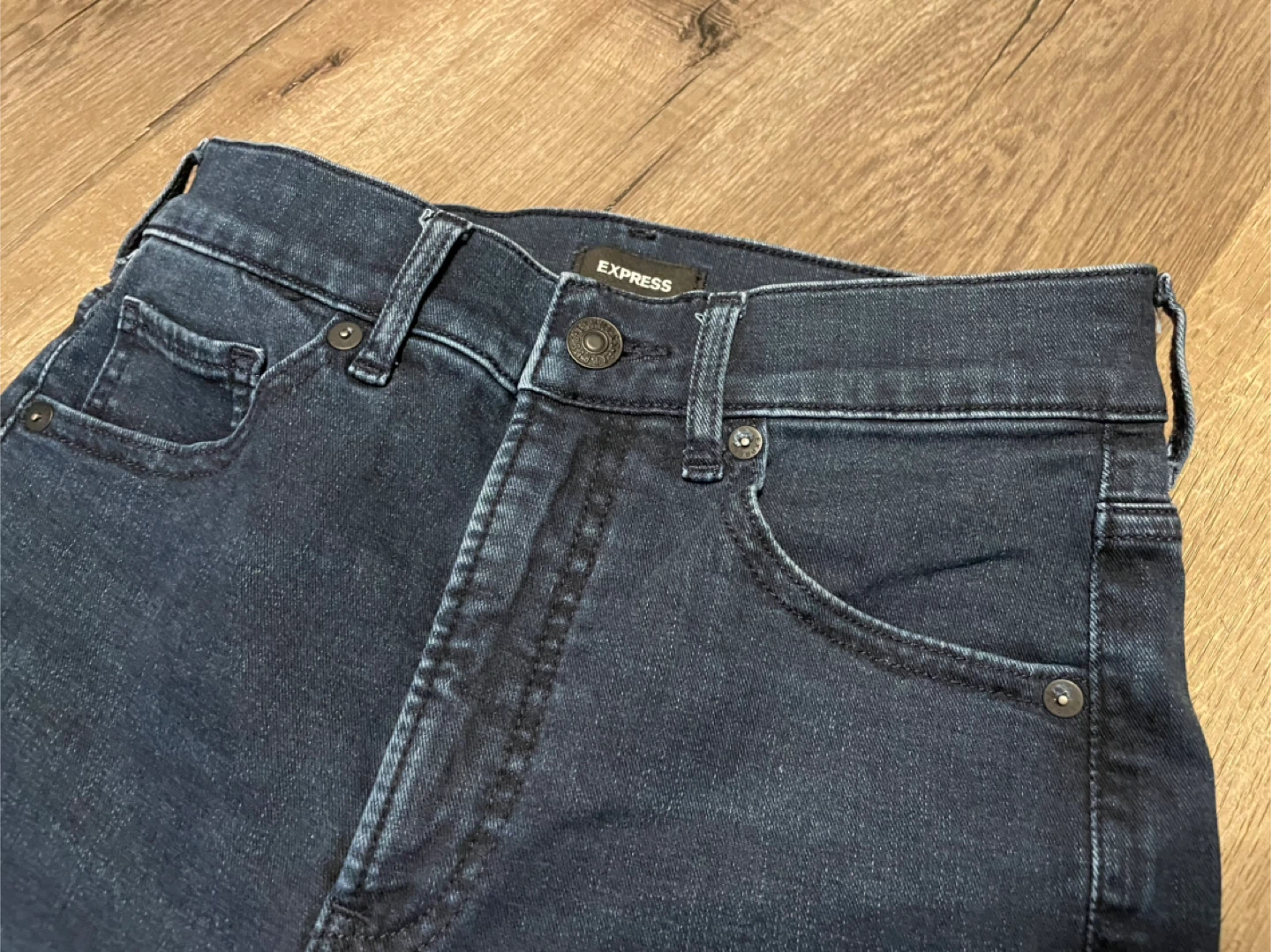 Skinny High Rise Jeans (Size:0) Blue - photo 5
