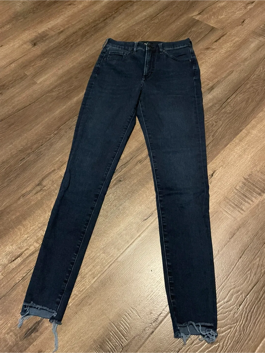 Express Skinny High Rise Jeans - Size 0R - Blue image indicator(6)