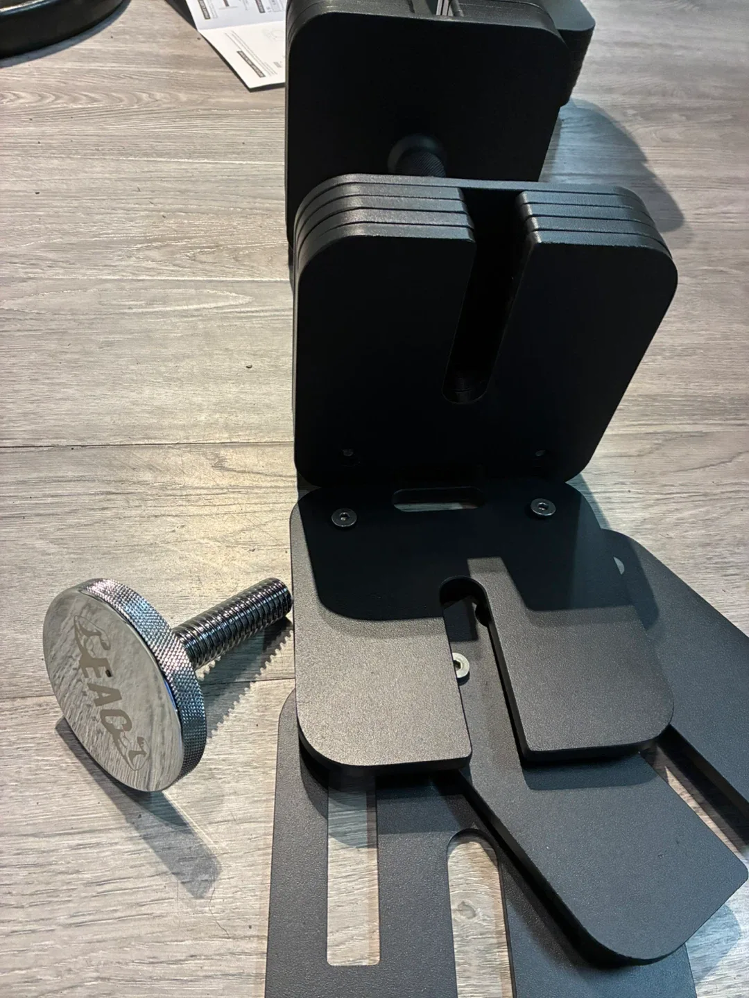 For ever  Adjustable Dumbbells - NEW 80 lb each image indicator(3)