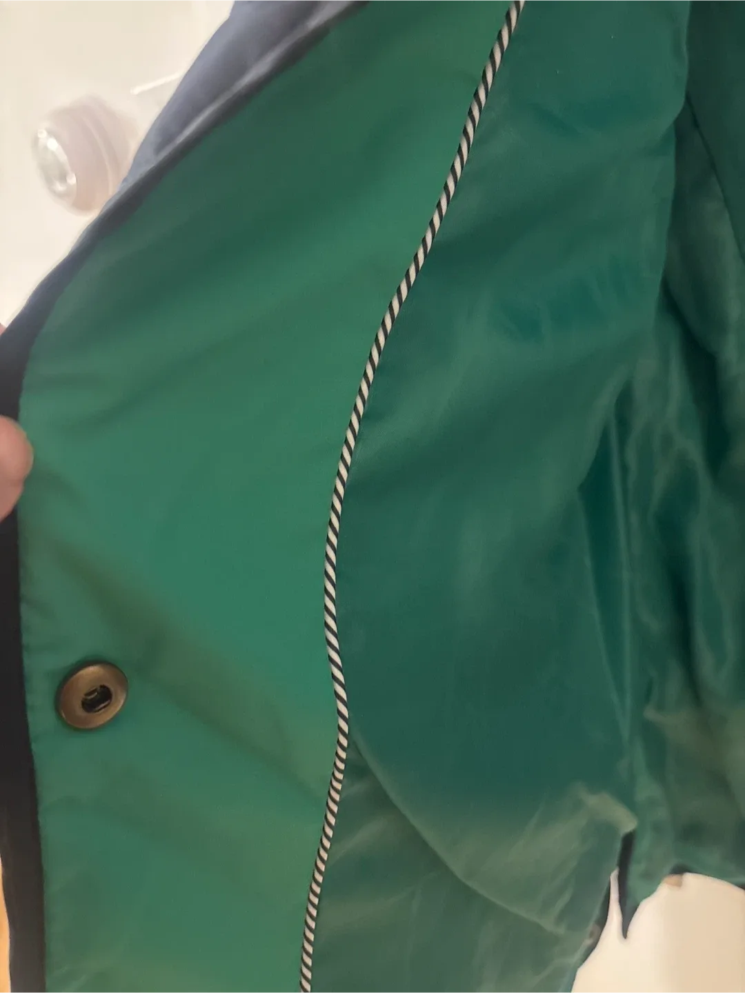 Ralph Lauren Dark Blue Quilted Jacket - Size L image indicator(9)