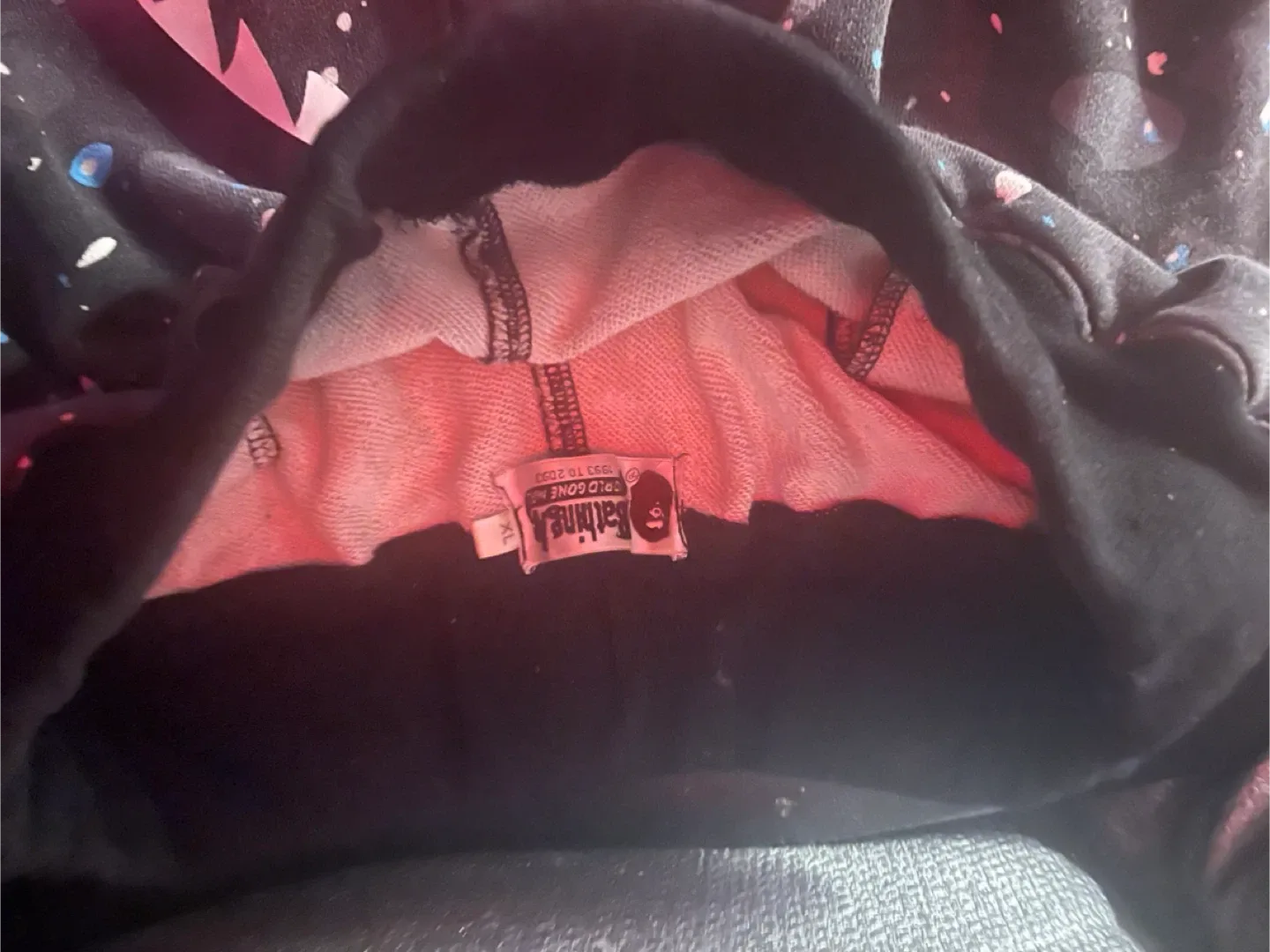 Bathing Ape (BAPE) Galaxy Shark Hoodie, Size XL image indicator(2)