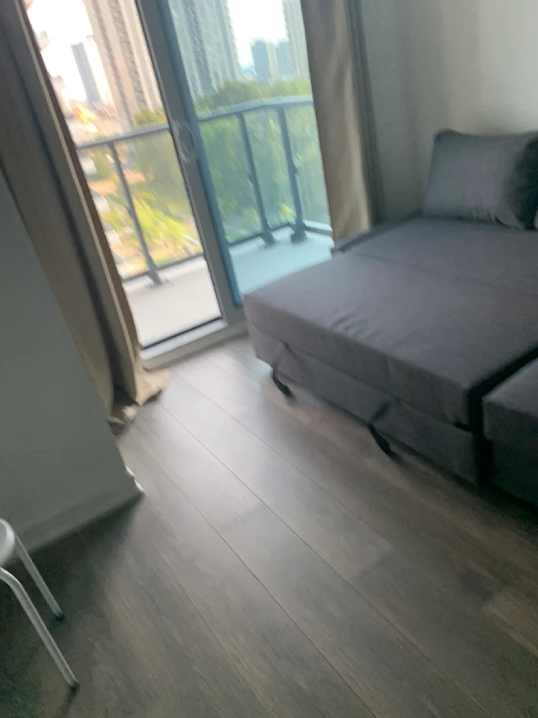 Grey Sleeper Sofa with Chaise image indicator(5)