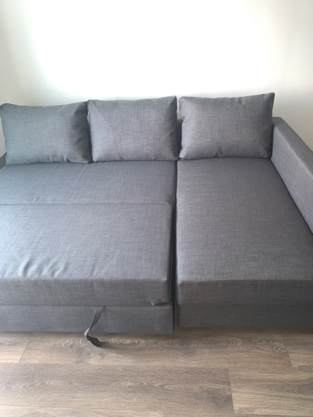 Grey Sleeper Sofa with Chaise image indicator(2)