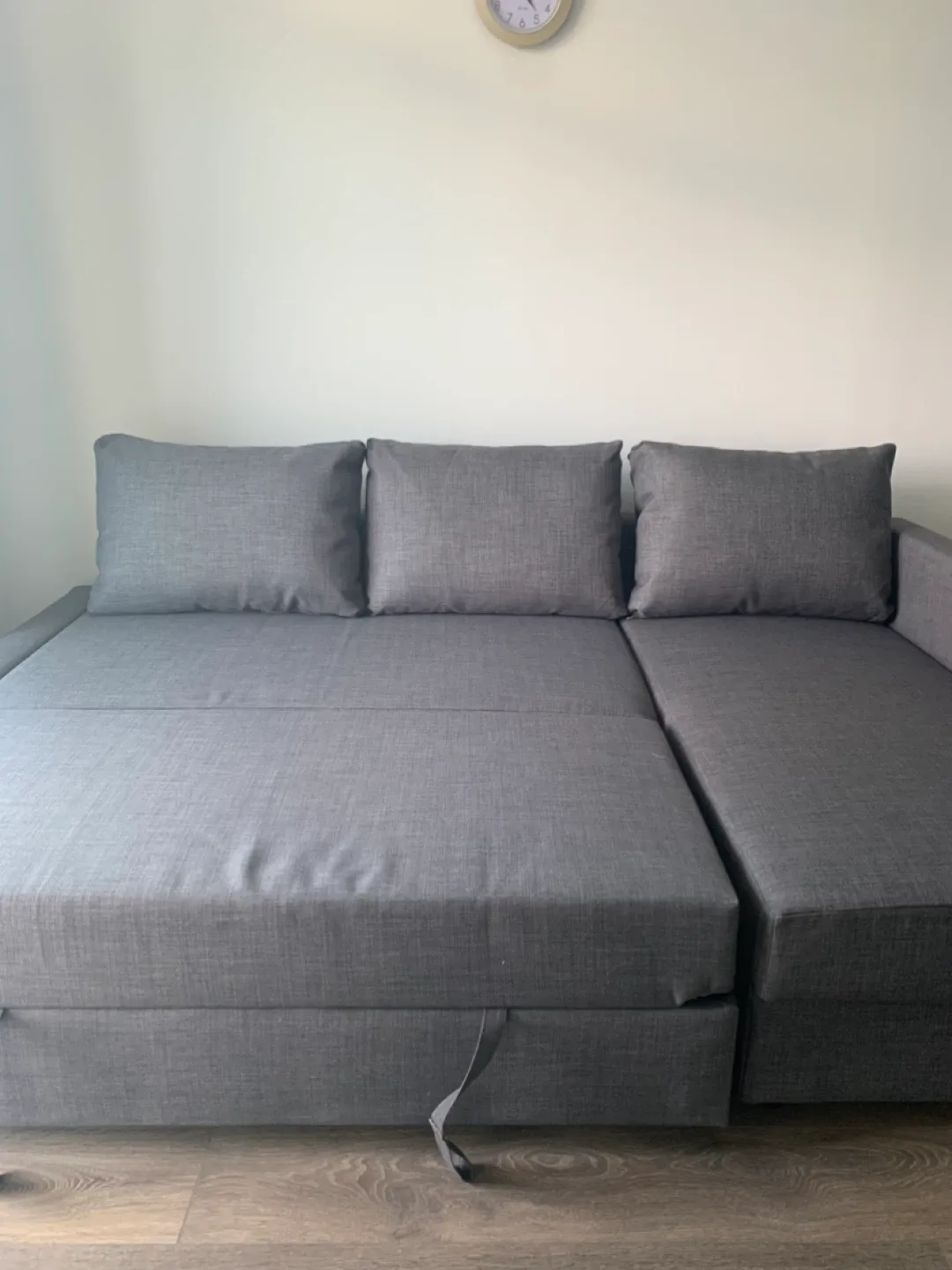 Grey Sleeper Sofa with Chaise image indicator(6)