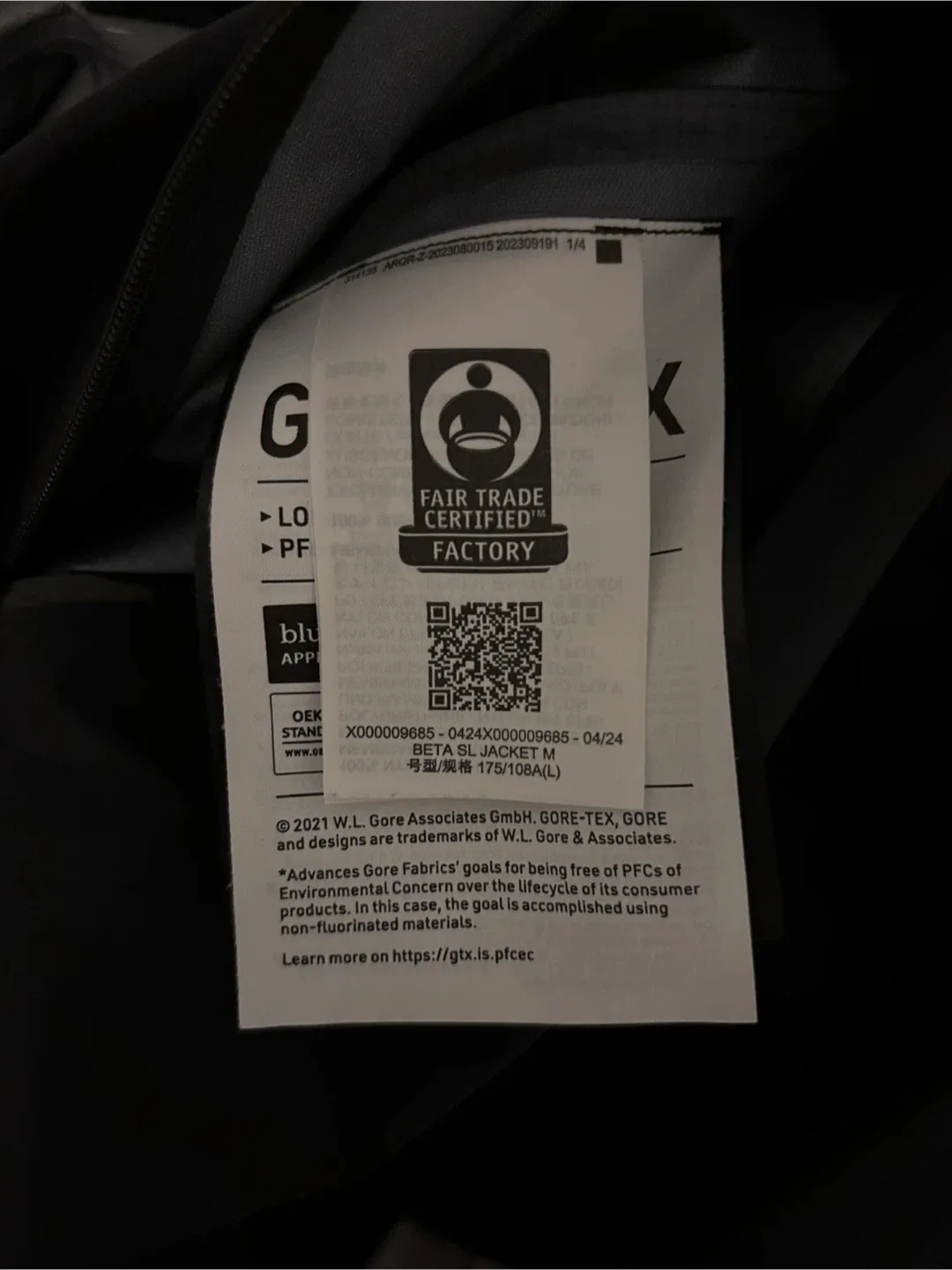 Arcteryx Beta SL men's Black L image indicator(6)