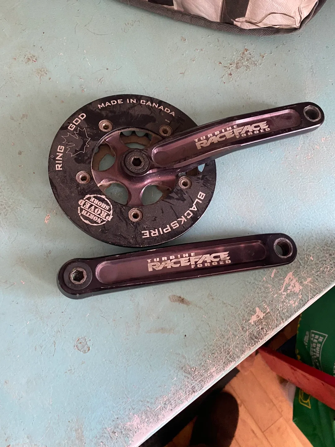 Race Face Turbine Crankset & Blackspire Chainring