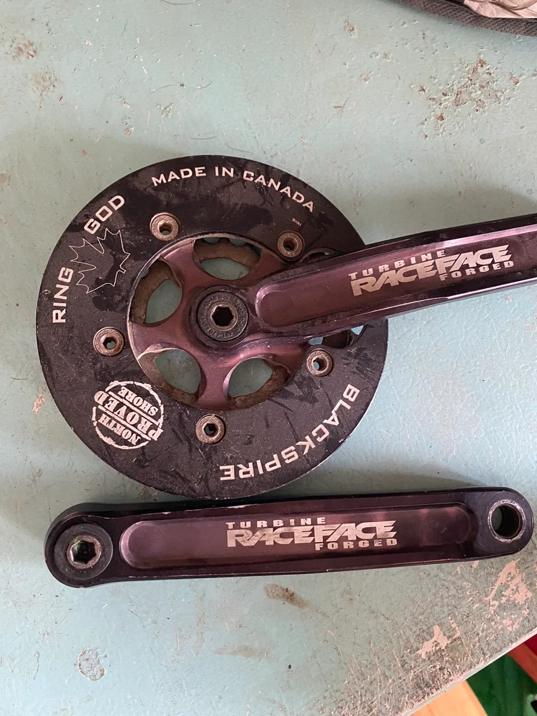 Race Face Turbine Crankset & Blackspire Chainring image indicator(2)