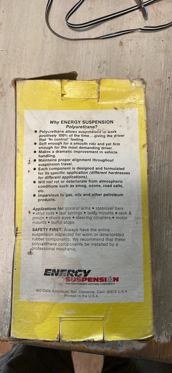 Energy Suspension Polyurethane Rear Spring Bushings image indicator(3)