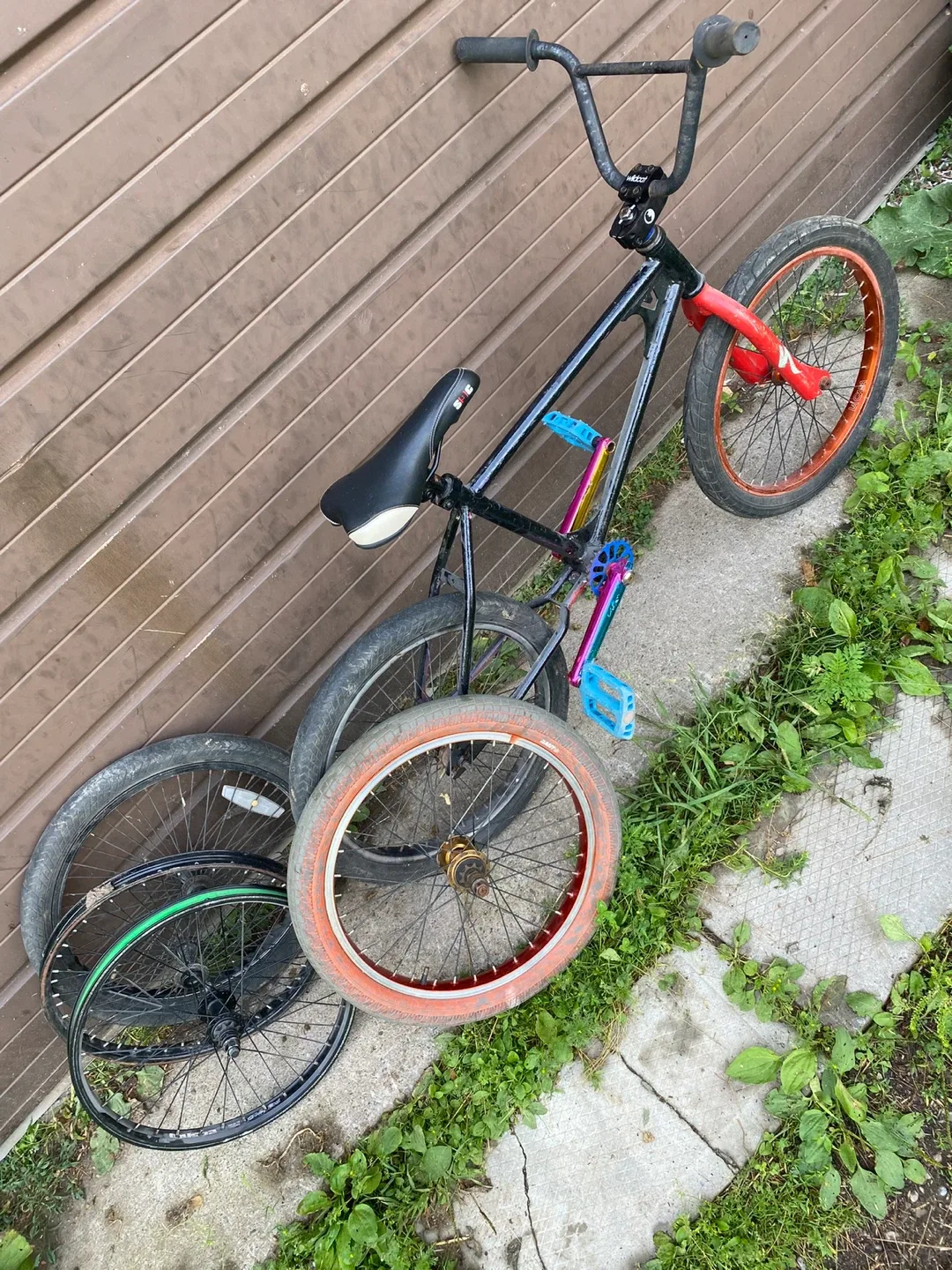 Custom 1970’s BMX Bike with Extra Wheels