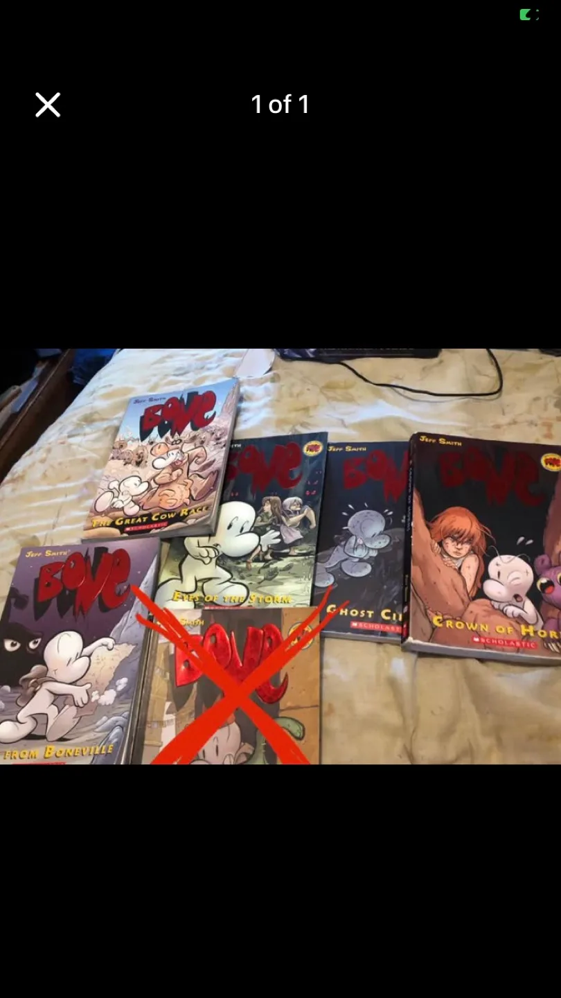 (20 for all) Bone Series by Jeff Smith (Volumes 1-3, 6-8)