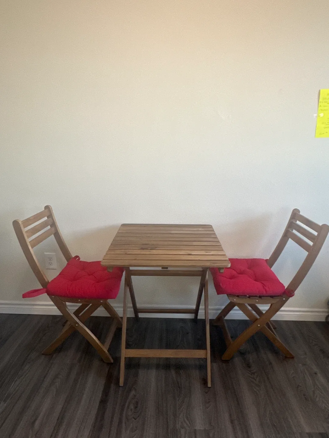 IKEA Askholmen Bistro Set - Table & 2 Chairs thumbnail