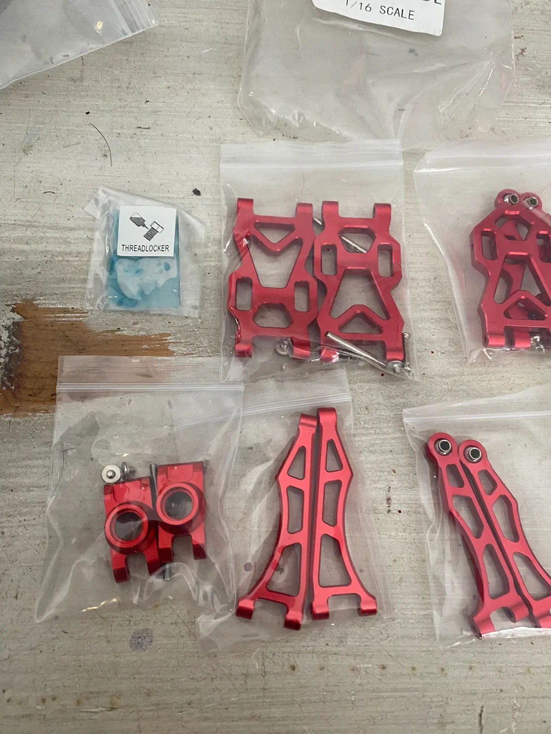 SCY Upgrade 1/16 Scale Parts - Red image indicator(4)