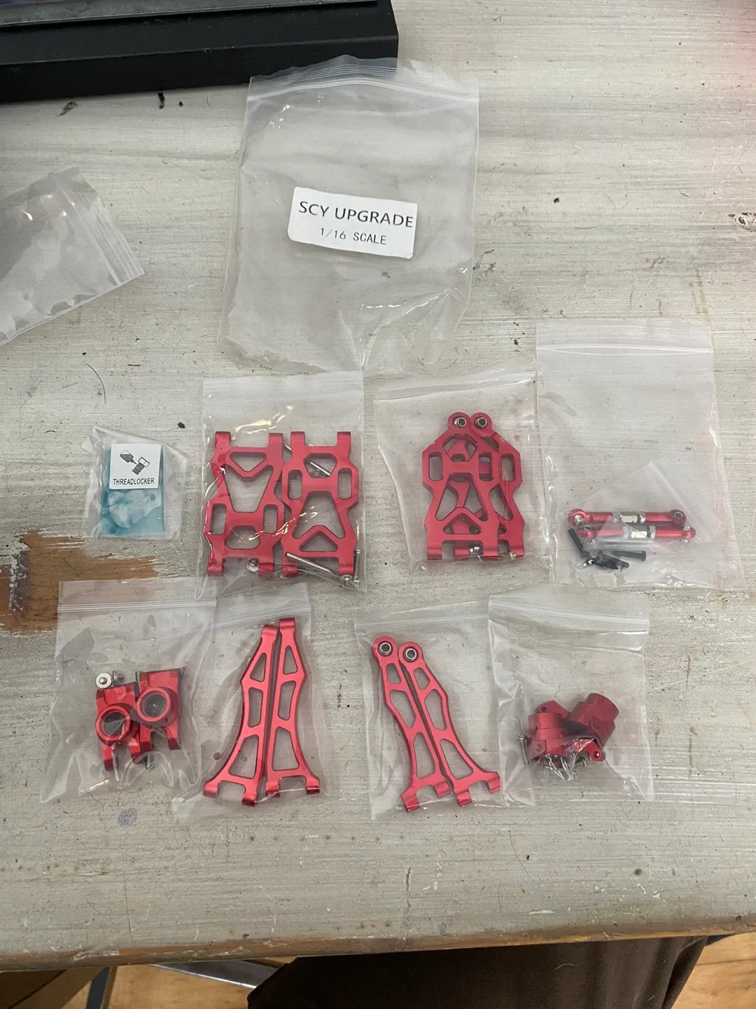 SCY Upgrade 1/16 Scale Parts - Red image indicator(2)