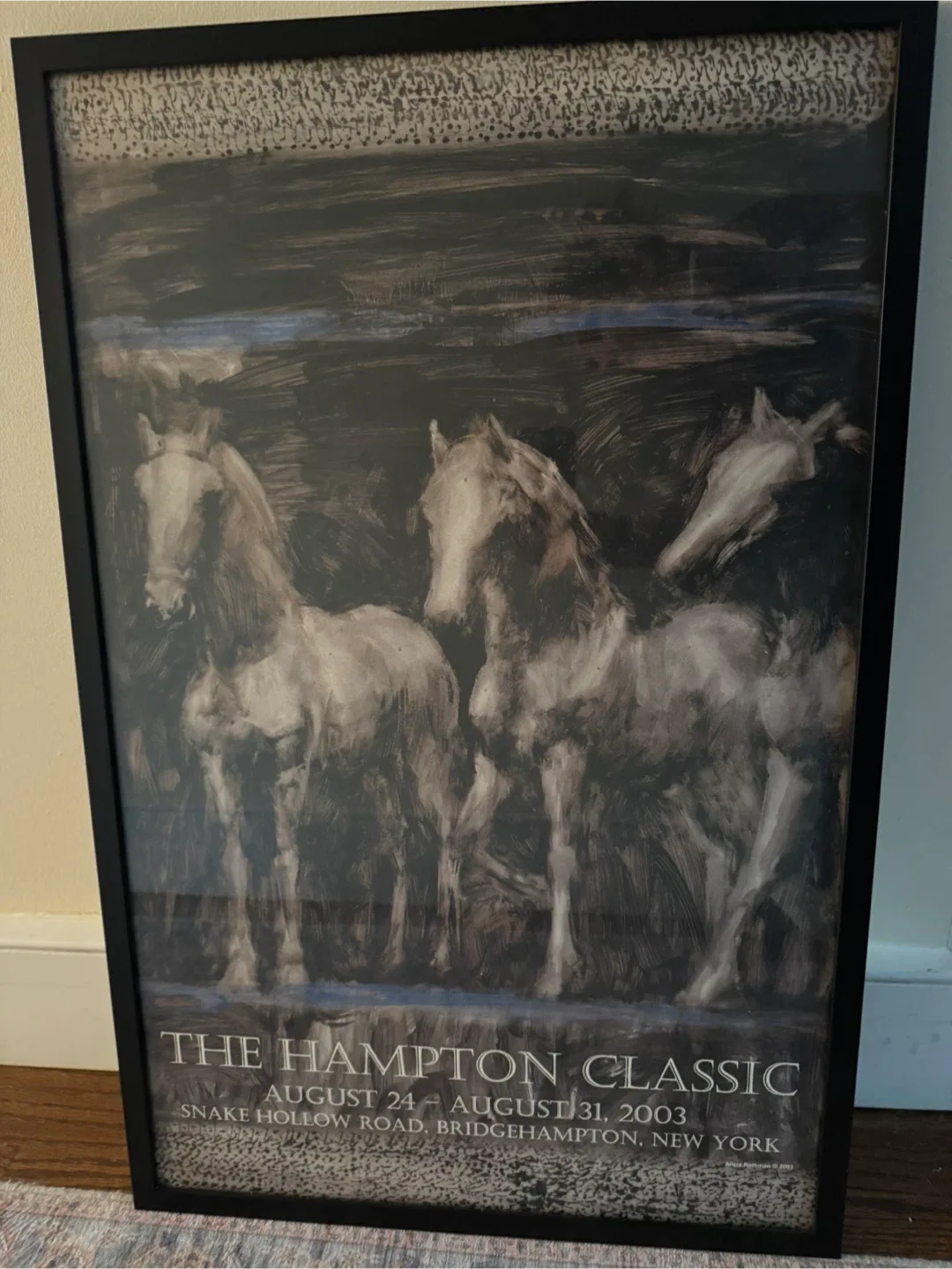 The 2003 Hampton Classic Framed Print