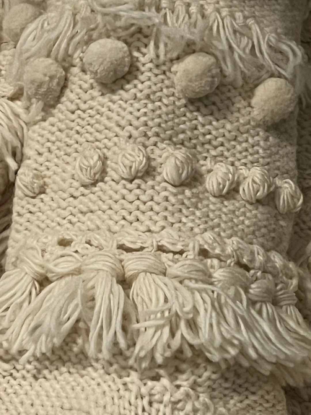 4 Cream Knit Christmas Stocking image indicator(3)