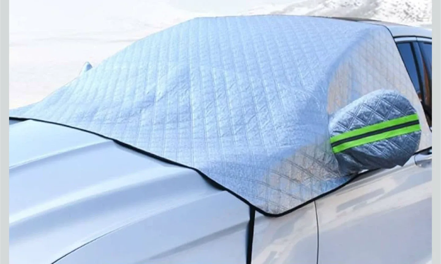 New Pack Car Windshield Snow Cover image indicator(3)