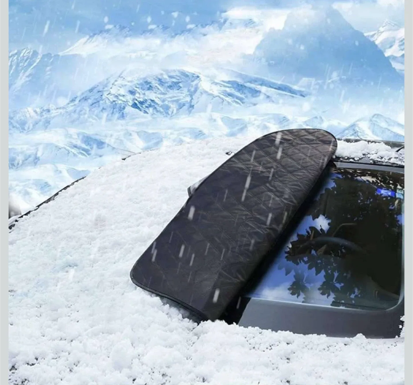 New Pack Car Windshield Snow Cover image indicator(4)