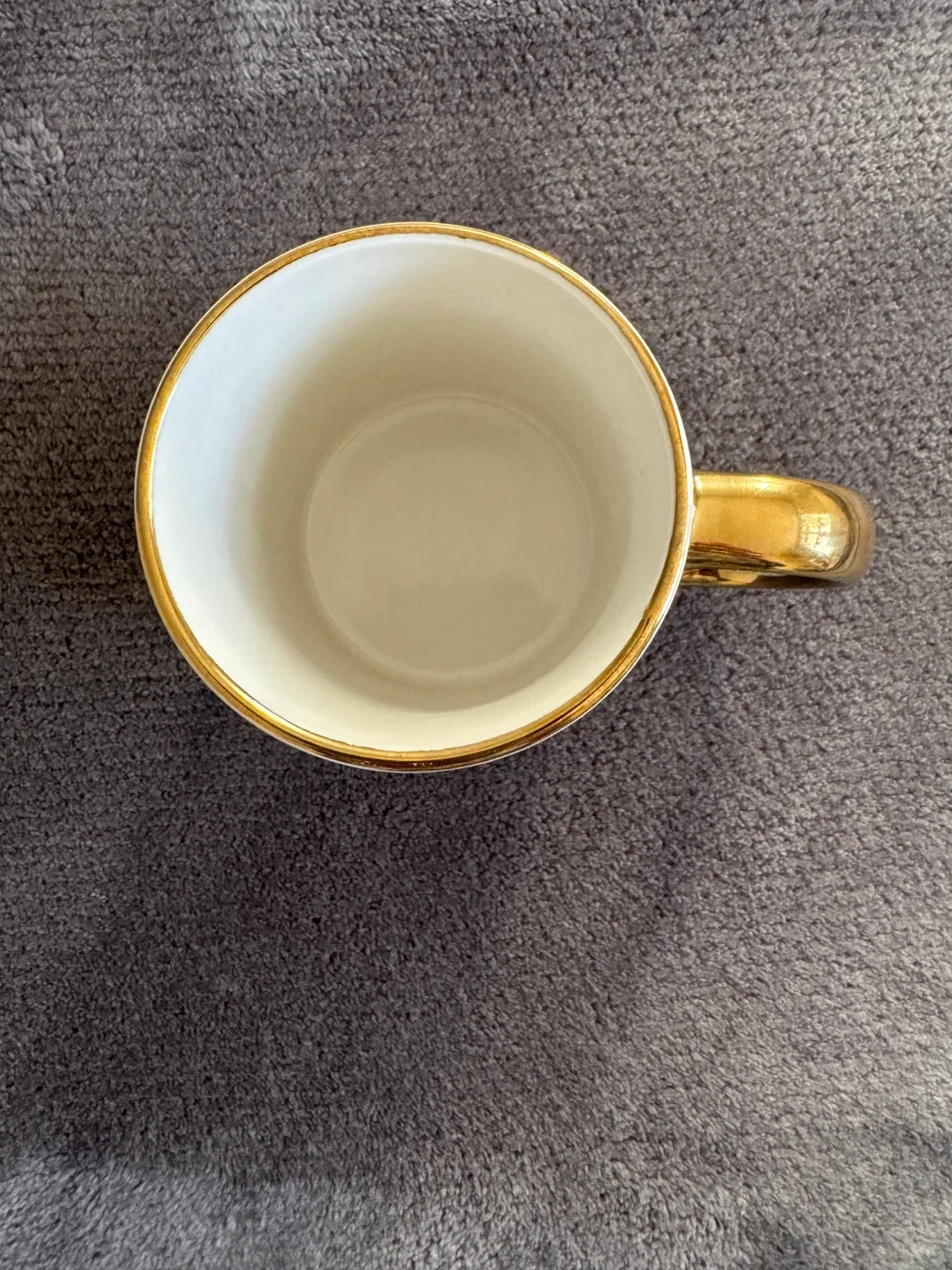 Floral Mug with Gold Handle image indicator(3)