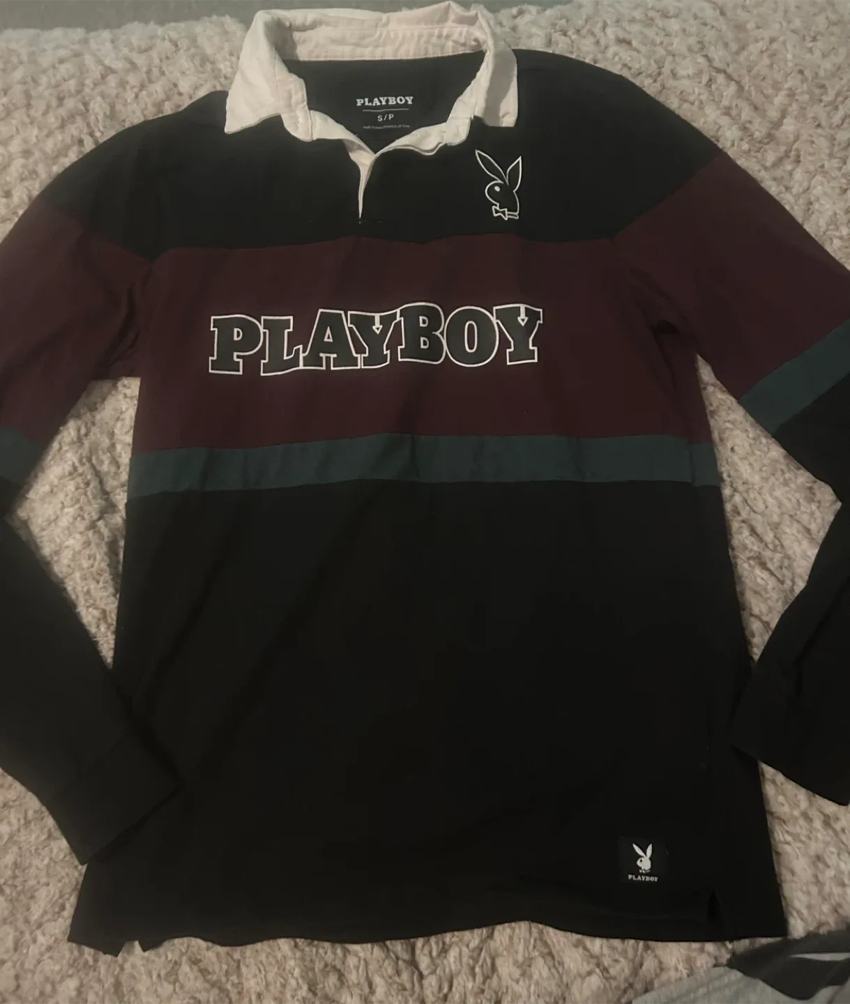 Playboy Rugby Shirt - Size S thumbnail