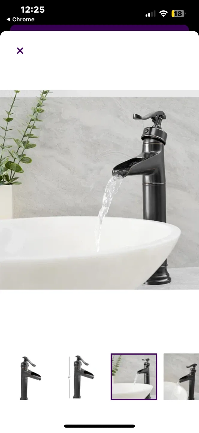 Waterfall Bathroom Faucet - New in Box image indicator(4)