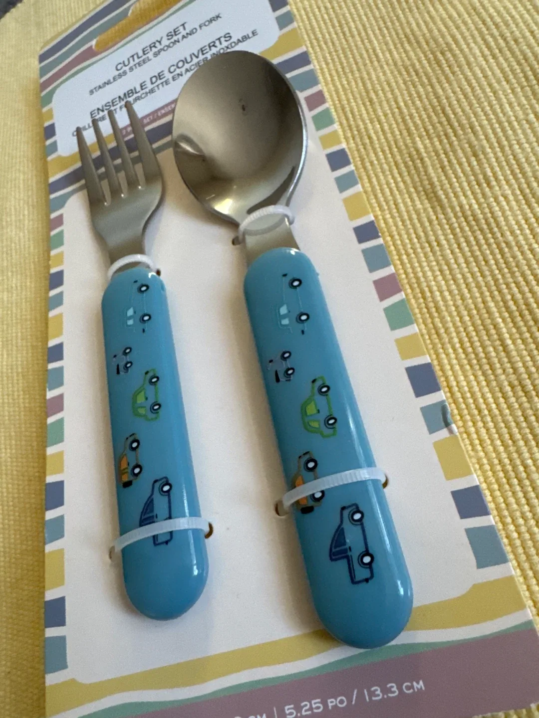 Cutlery Set - Stainless Steel Spoon and Fork, Ages 5+