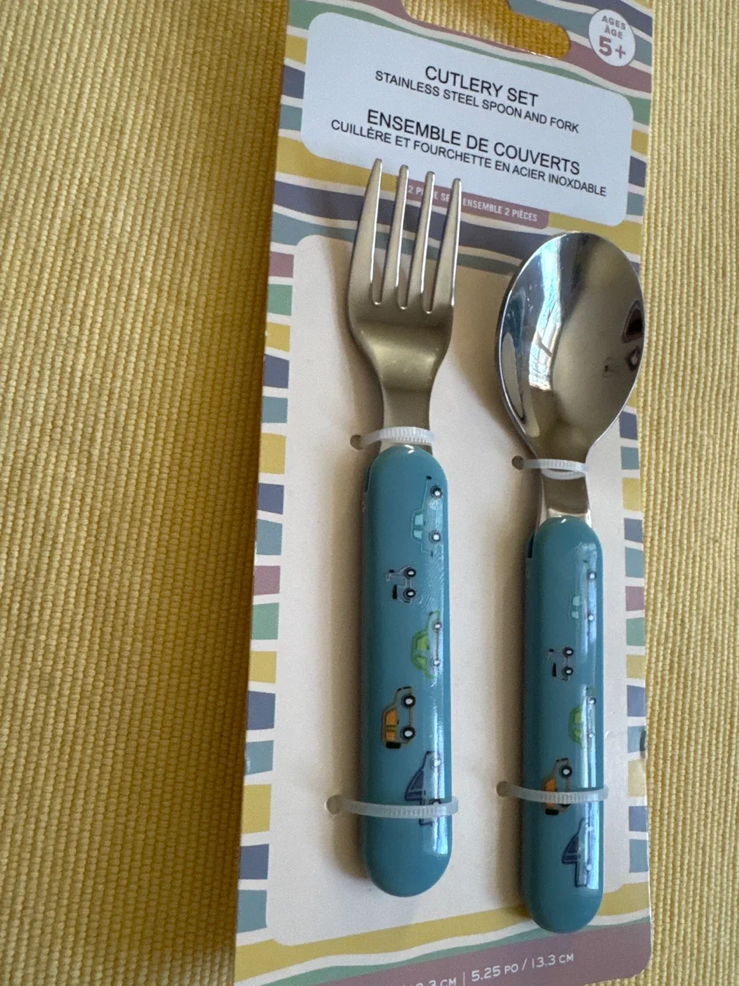 Cutlery Set - Stainless Steel Spoon and Fork, Ages 5+ image indicator(2)
