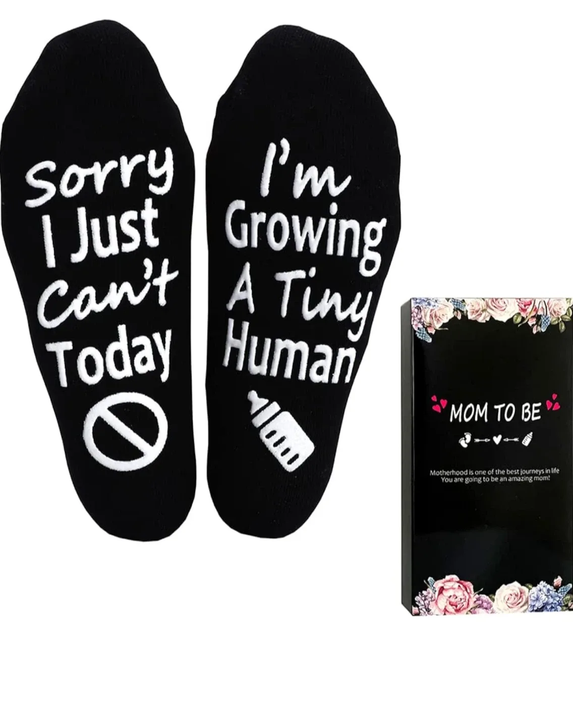 New Mom To Be Socks - Cute Gift! image indicator(3)