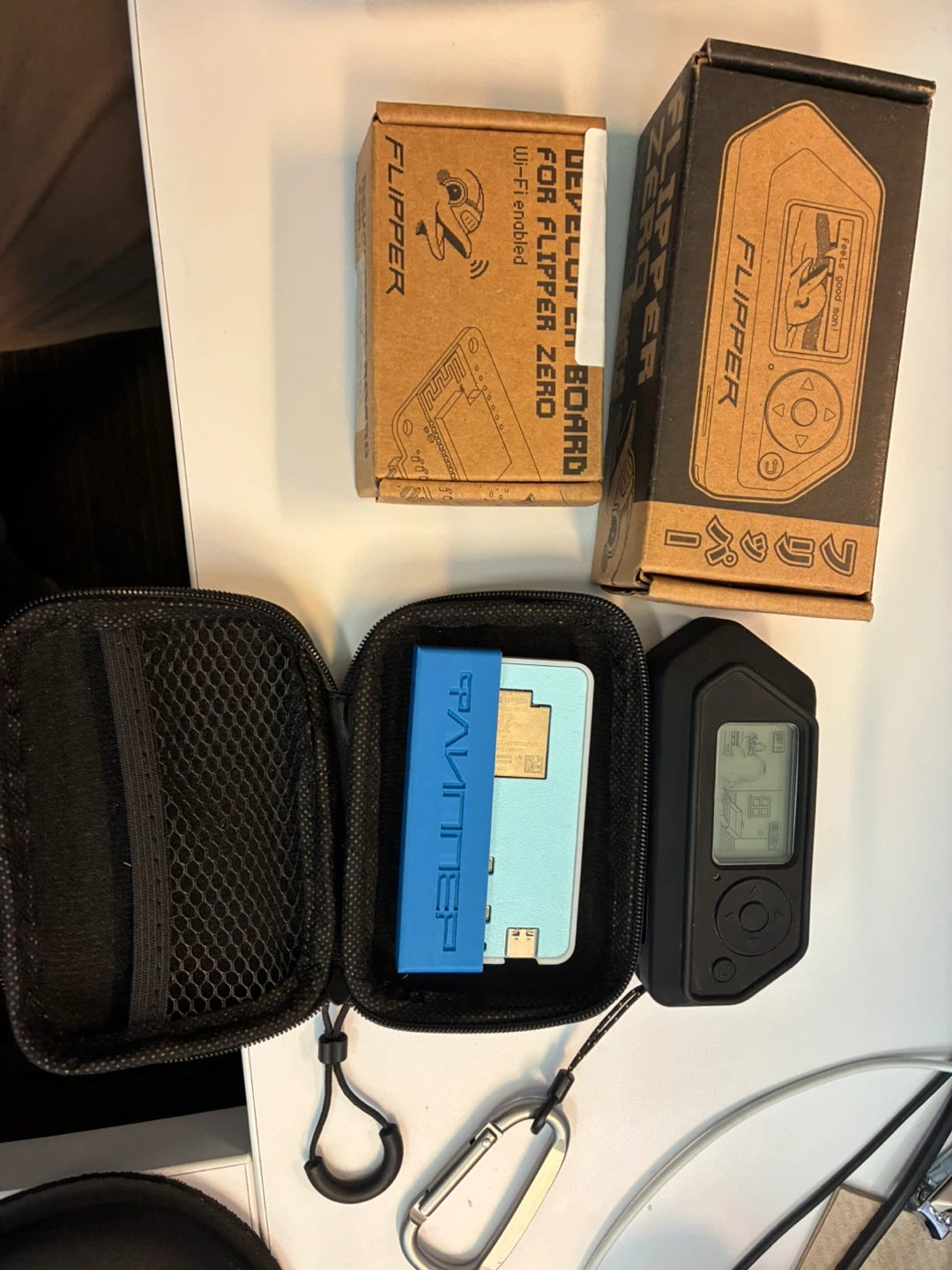 Flipper Zero Device with Accessories