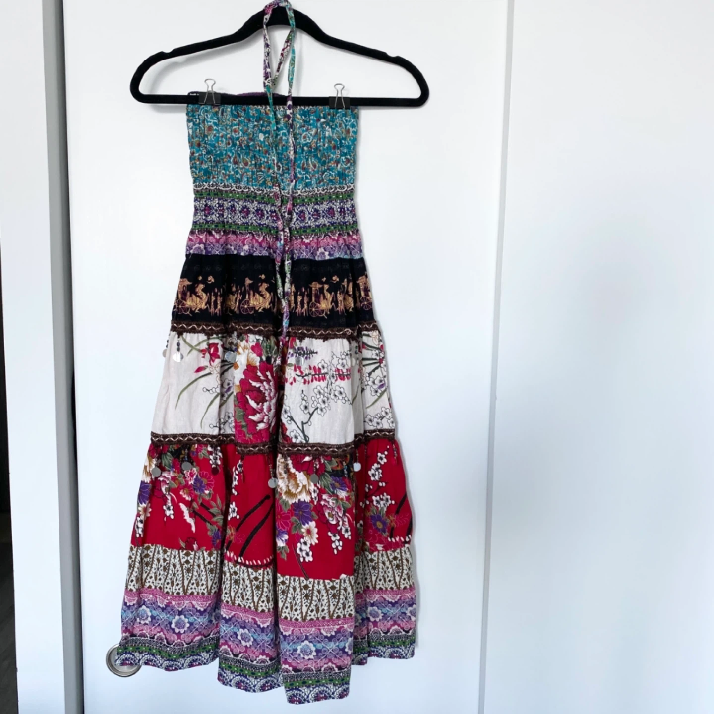 *BRAND NEW* 100% Cotton Boho Patchwork Maxi Dress (S) - photo 2