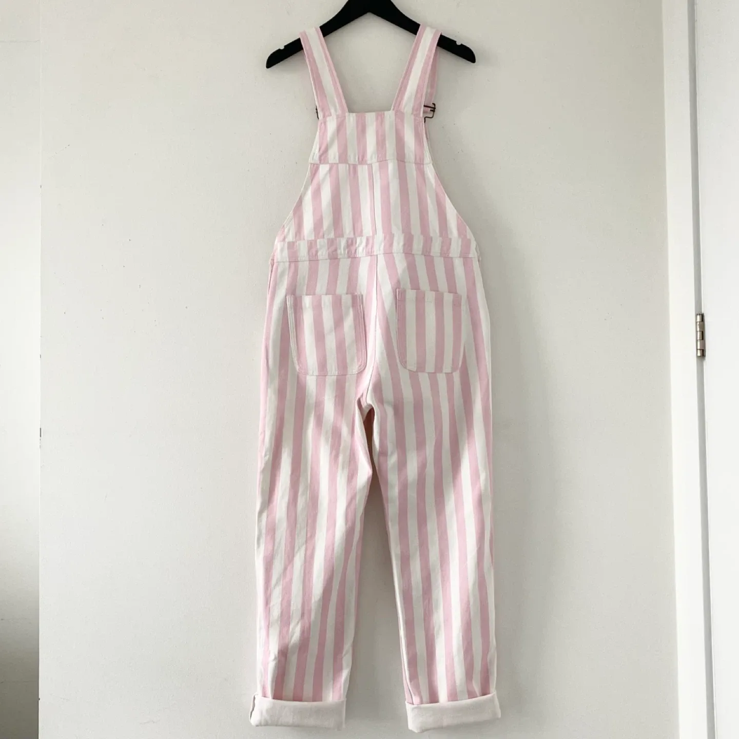 Dotty Dungaree Striped Overalls image indicator(2)