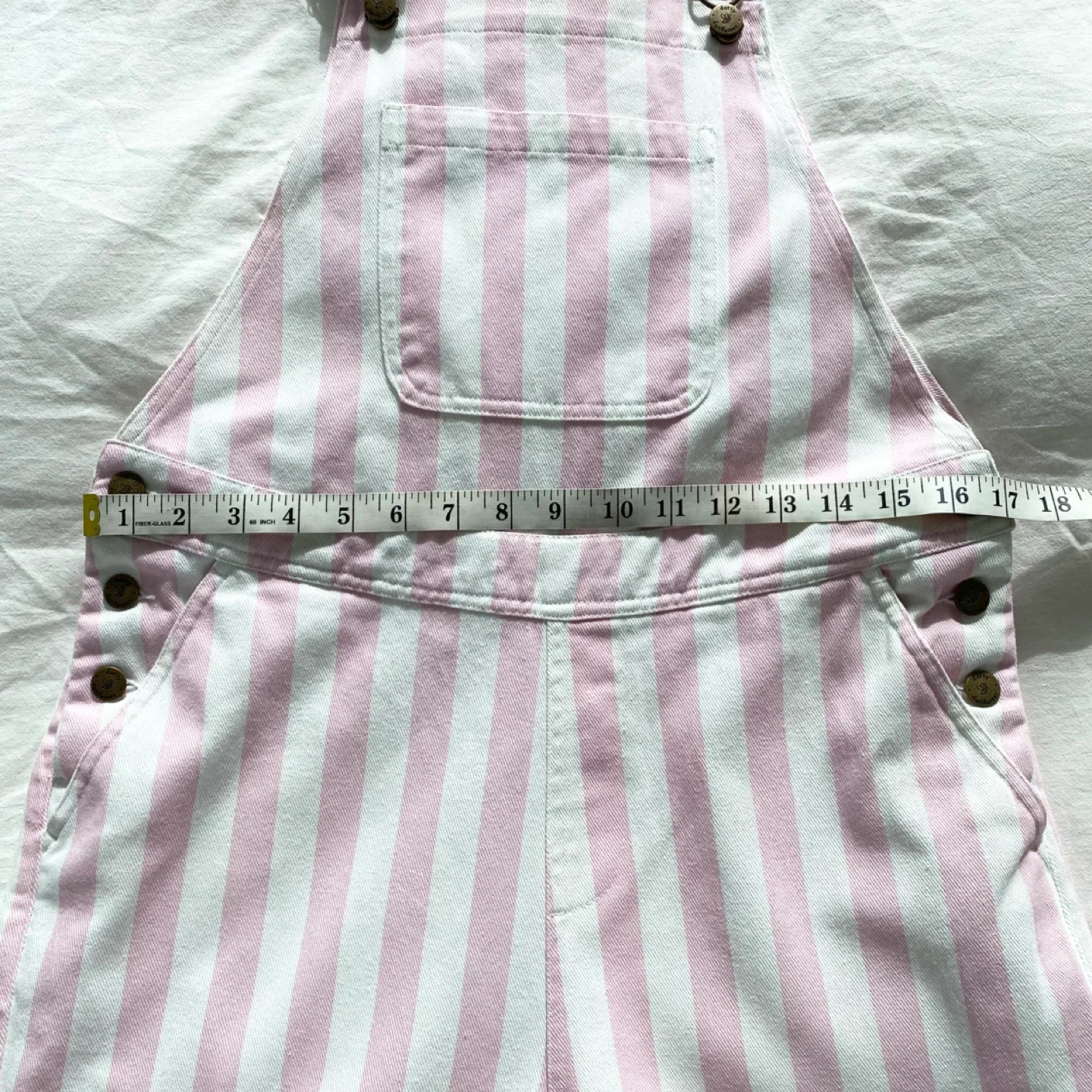 Dotty Dungaree Striped Overalls image indicator(5)