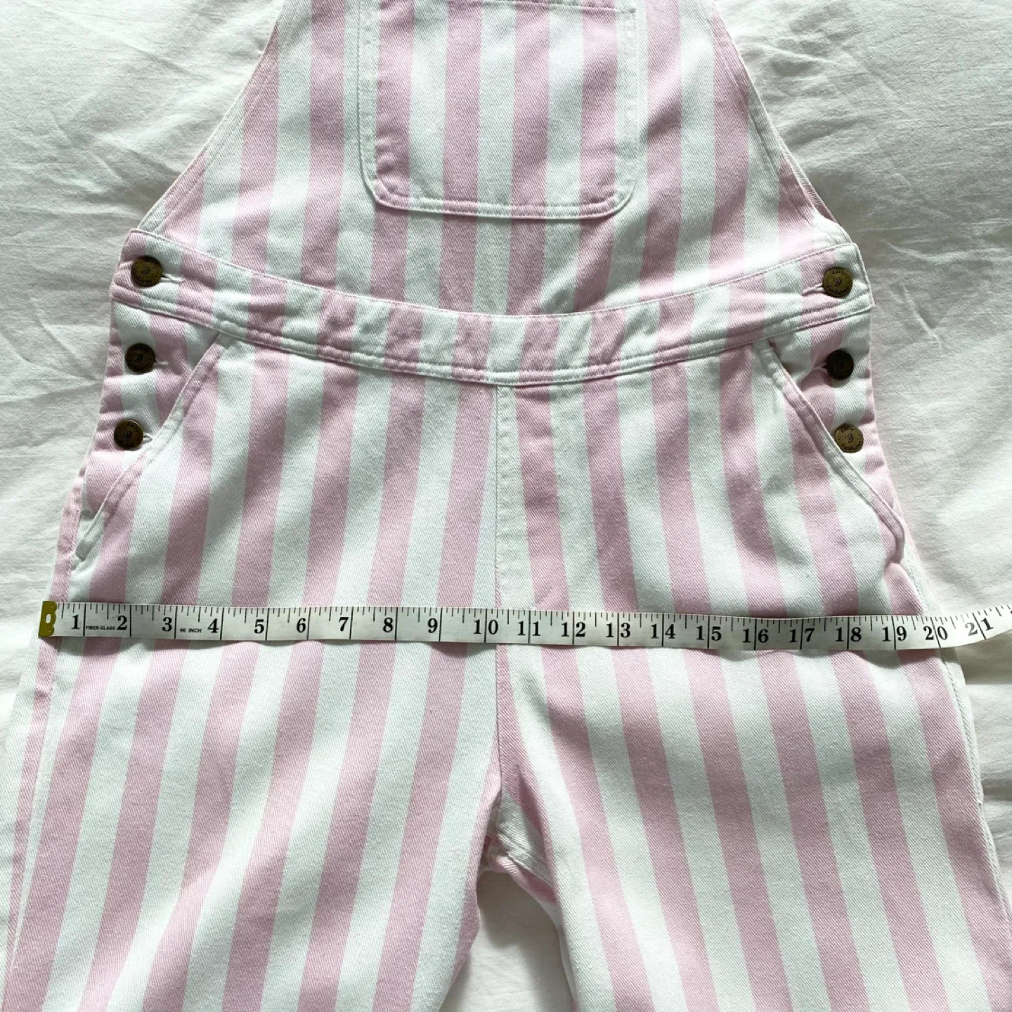 Dotty Dungaree Striped Overalls image indicator(6)