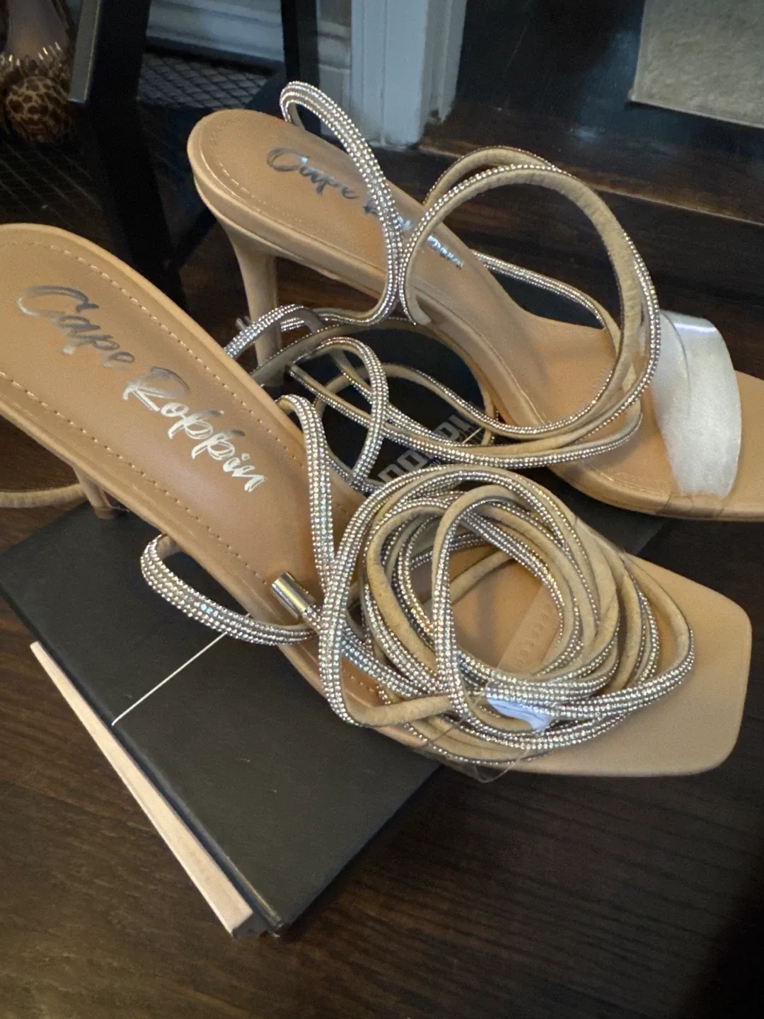 Cape Robbin Anjela Heels - Beige, Size 10 image indicator(4)