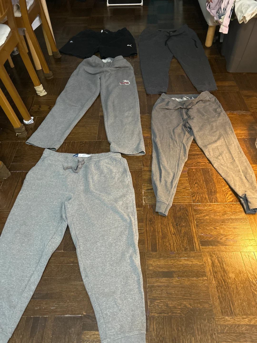 Fila & Old Navy Grey Sweatpants Bundle