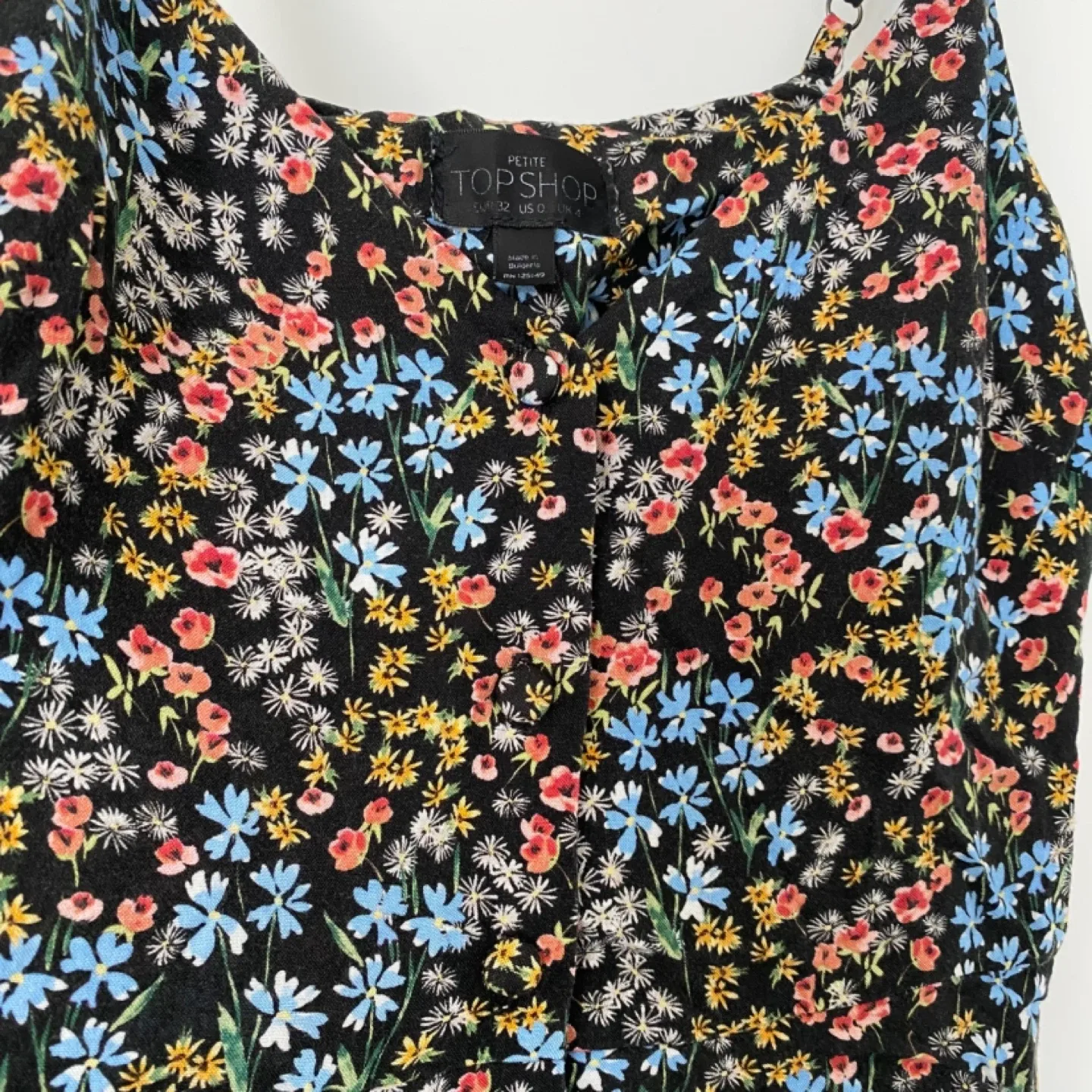 TOPSHOP Short Floral Sun Dress (0) image indicator(2)