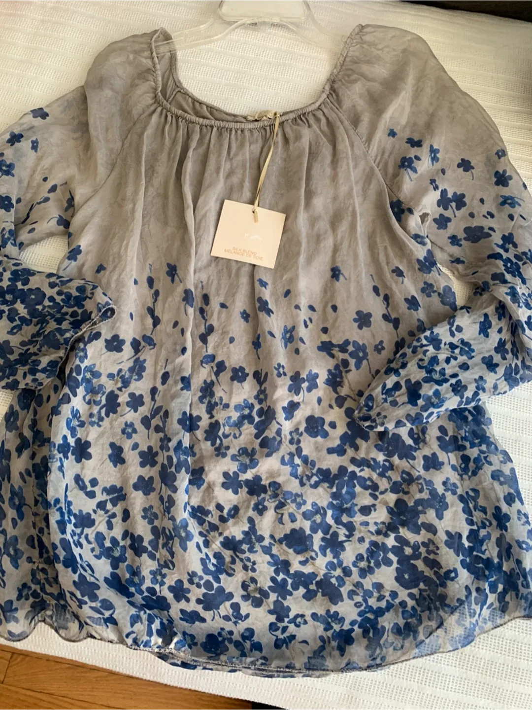 Giusy Silk Blend Blouse - Size M