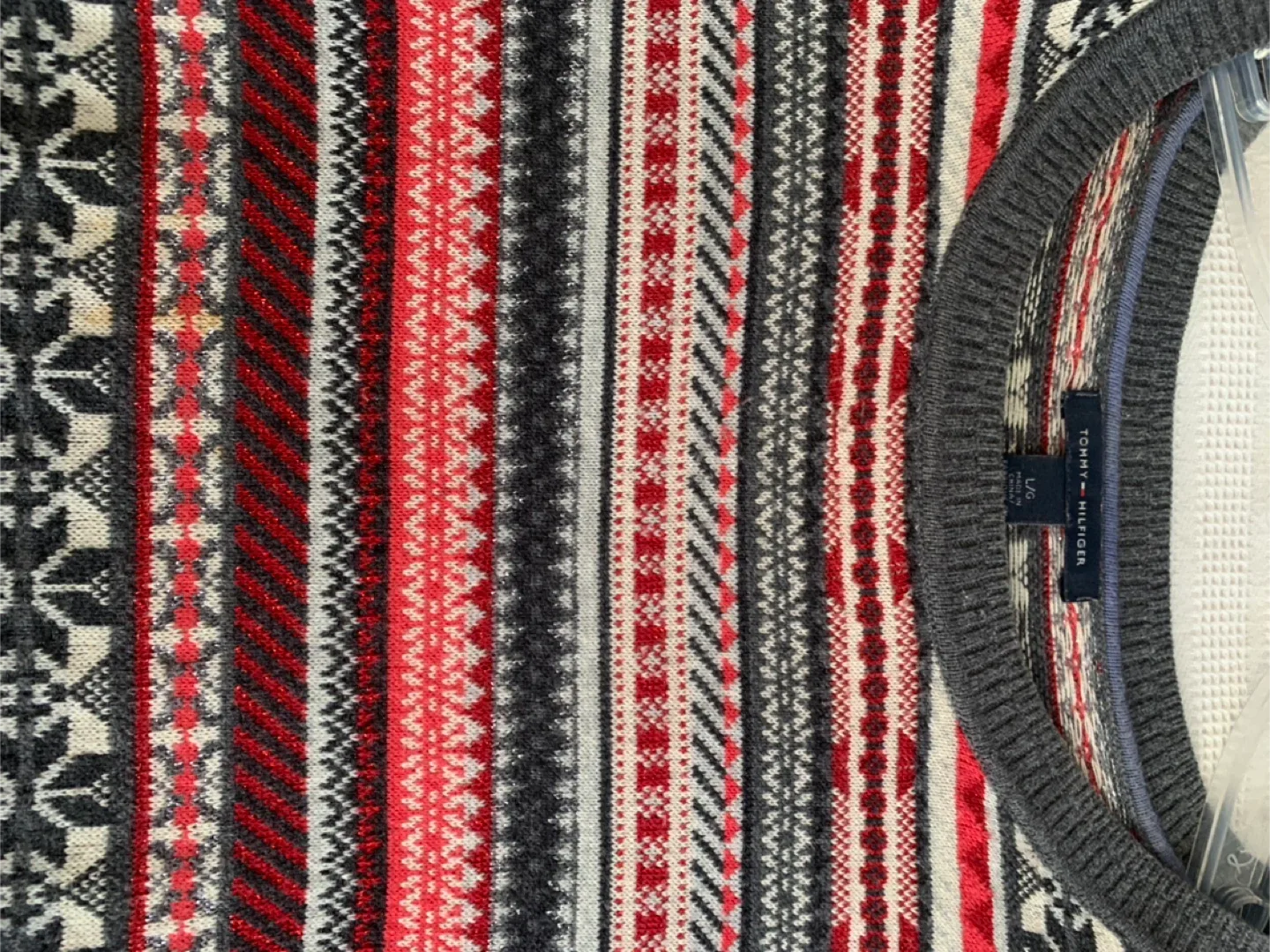 Tommy Hilfiger Knit Sweater Dress - Size L image indicator(2)