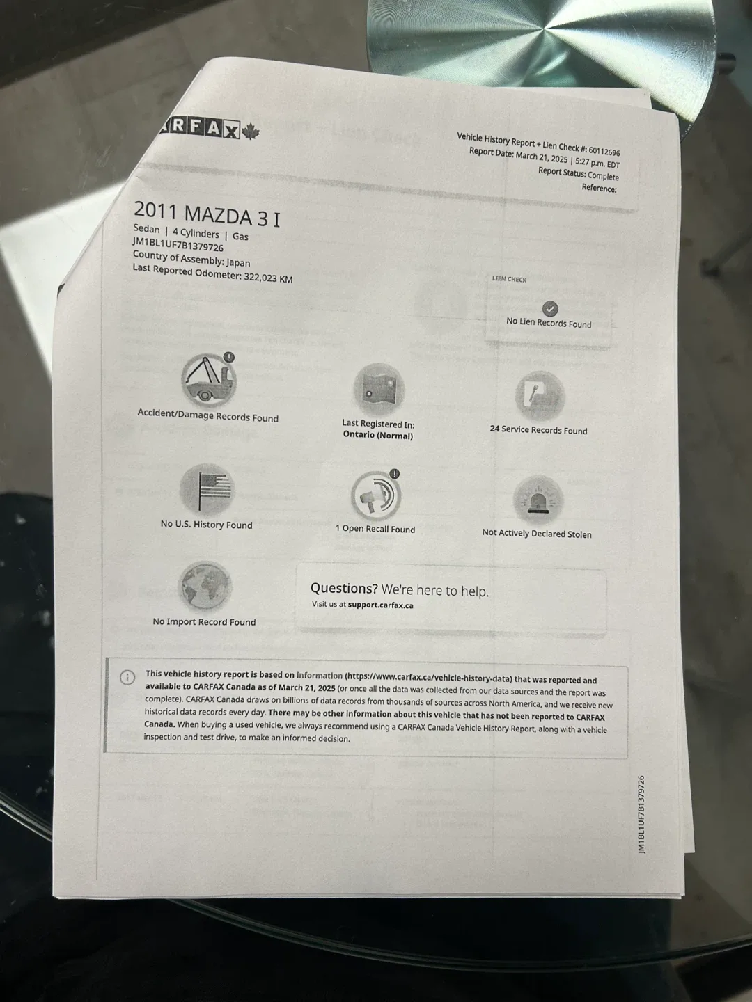 2011 Mazda 3 image indicator(9)
