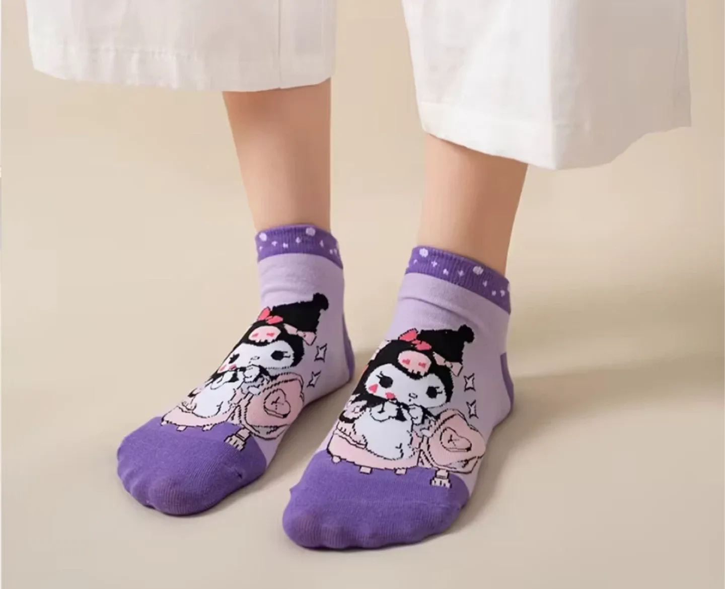 Kuromi Character Socks - Cute & Comfy! image indicator(2)